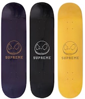 Supreme Skeleton Skateboard Deck Set Multicolor