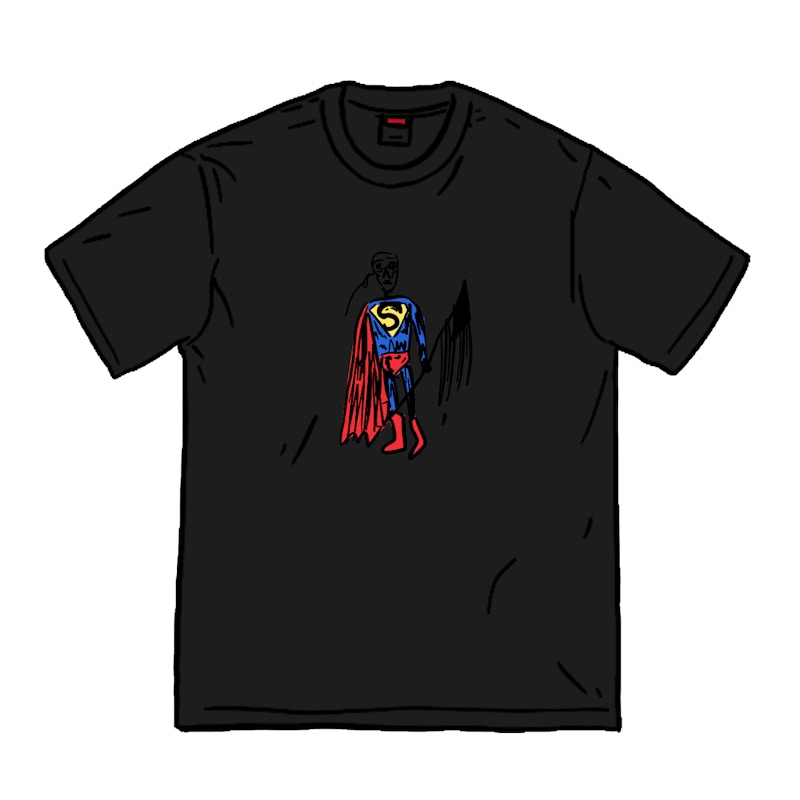 Buy Supreme Kaos Kerangka Hitam
