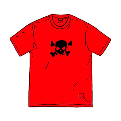 Supreme Skull S/S Top Red