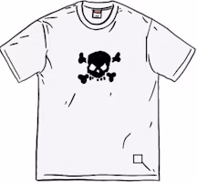 Supreme Skull S/S Top White