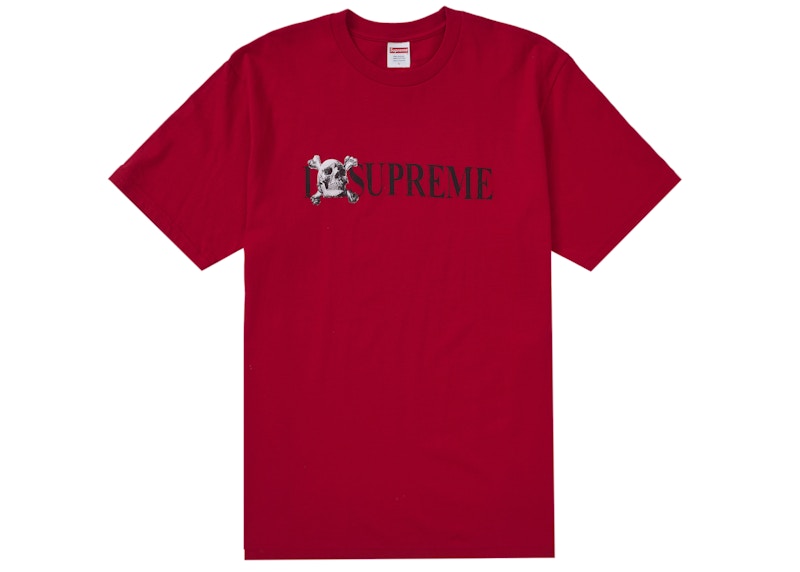 Supreme Skull Tee Red