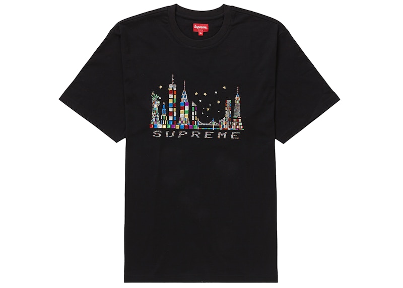 Buy Supreme Skyline 黑色短袖上衣 (FW21)