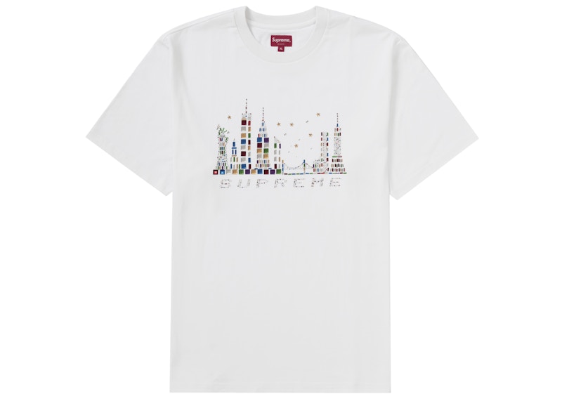 Buy Supreme Skyline 短袖上衣 白色 (FW21)