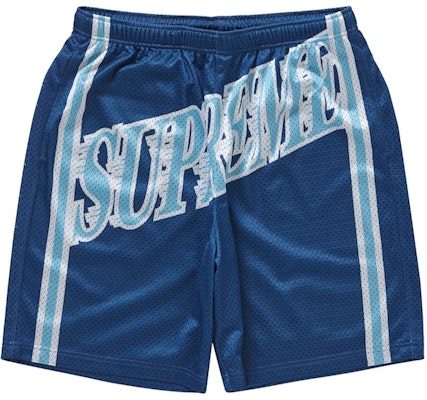 Supreme Slap Shot Pantalones Cortos de Malla Azul Marino Buy Supreme Slap Shot Pantalones Cortos de Malla Azul Marino