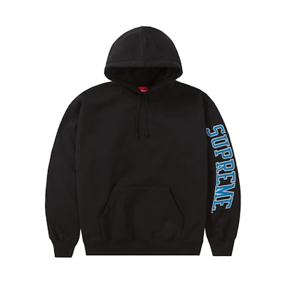 Supreme Sleeve Arc Hooded Sweatshirt (FW23) Black
