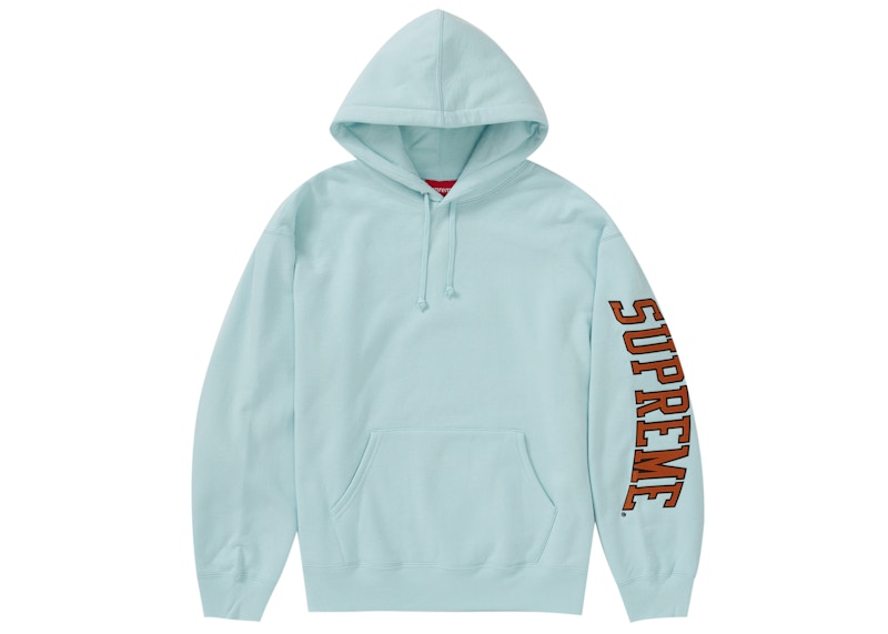 Supreme Sleeve Arc Hooded Sweatshirt (FW23) Pale Blue