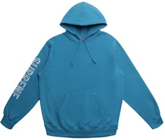 Supreme 袖口刺繡連帽運動衫 深水藍 Buy Supreme 袖口刺繡連帽運動衫 深水藍