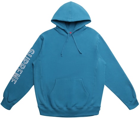 Supreme 袖口刺繡連帽運動衫 深水藍 Buy Supreme 袖口刺繡連帽運動衫 深水藍