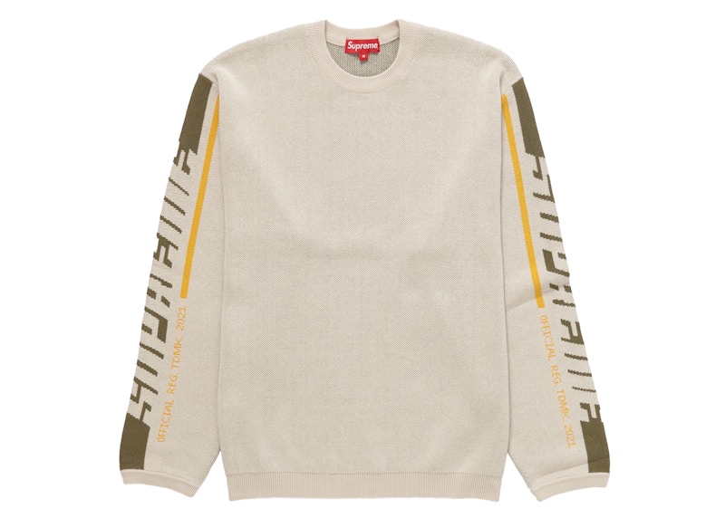 Buy Sweater Supreme Lengan Garis Tan