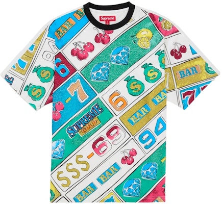 Supreme Slot Machine S/S Top White Buy Supreme Slot Machine S/S Top White