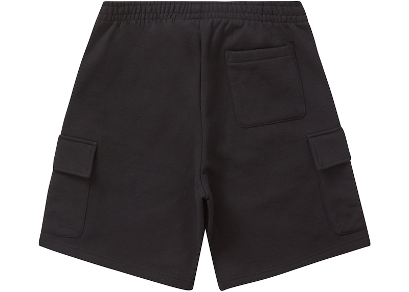 Supreme Small Box Baggy Cargo Sweatshort Black 圖 2