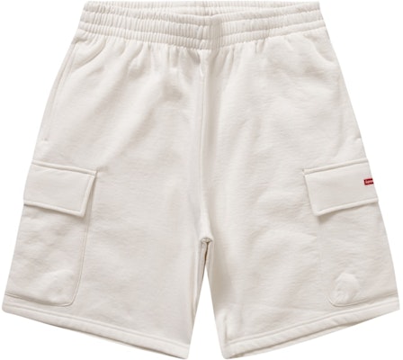 Supreme Small Box Baggy Cargo Short Blanco Buy Supreme Small Box Baggy Cargo Short Blanco