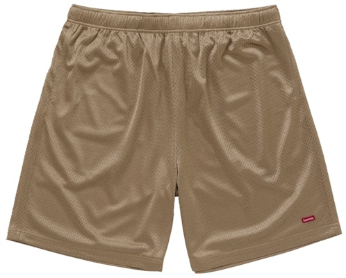 Supreme Small Box Baggy Mesh Short (SS25) Coklat. Buy Supreme Small Box Baggy Mesh Short (SS25) Coklat.