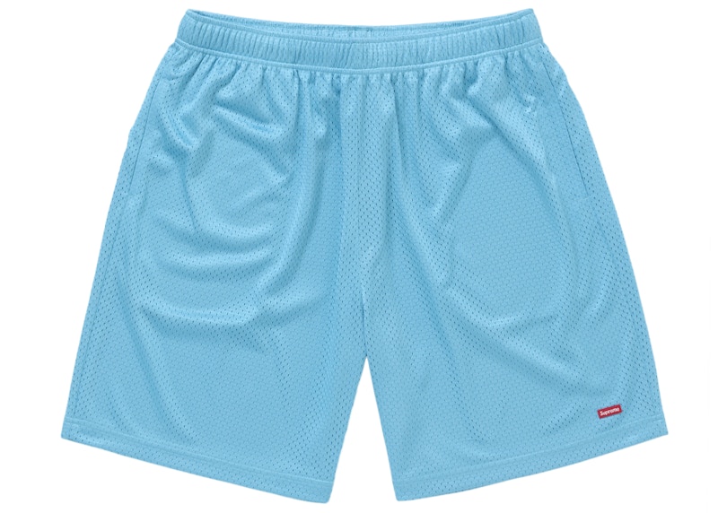 Supreme Small Box Baggy Mesh Short (SS25) Light Blue