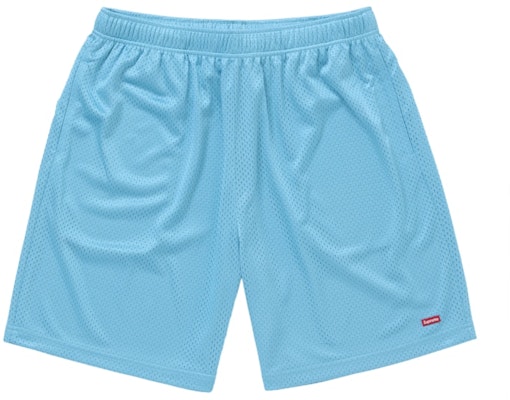 Supreme 小標籤寬鬆網布短褲 (SS25) 淺藍色 Buy Supreme 小標籤寬鬆網布短褲 (SS25) 淺藍色