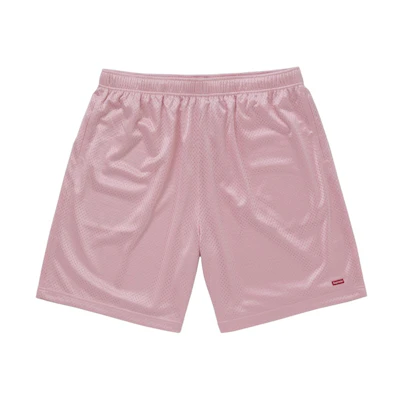 Supreme Small Box Baggy Mesh Short (SS25) Pink