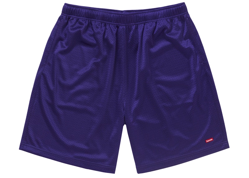 Supreme Small Box Baggy Mesh Short (SS25) Purple