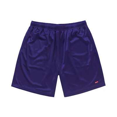 Supreme Small Box Baggy Mesh Short (SS25) Purple