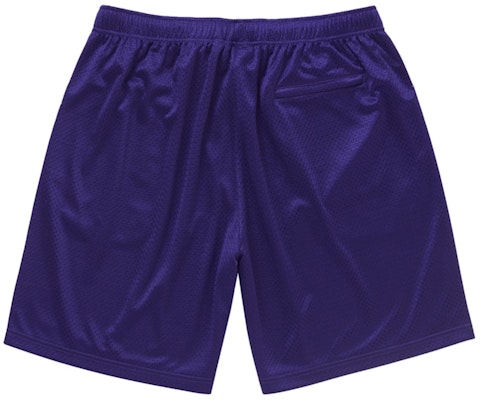 Supreme小标宽松网眼短裤 (SS25) 紫色 Order Supreme小标宽松网眼短裤 (SS25) 紫色