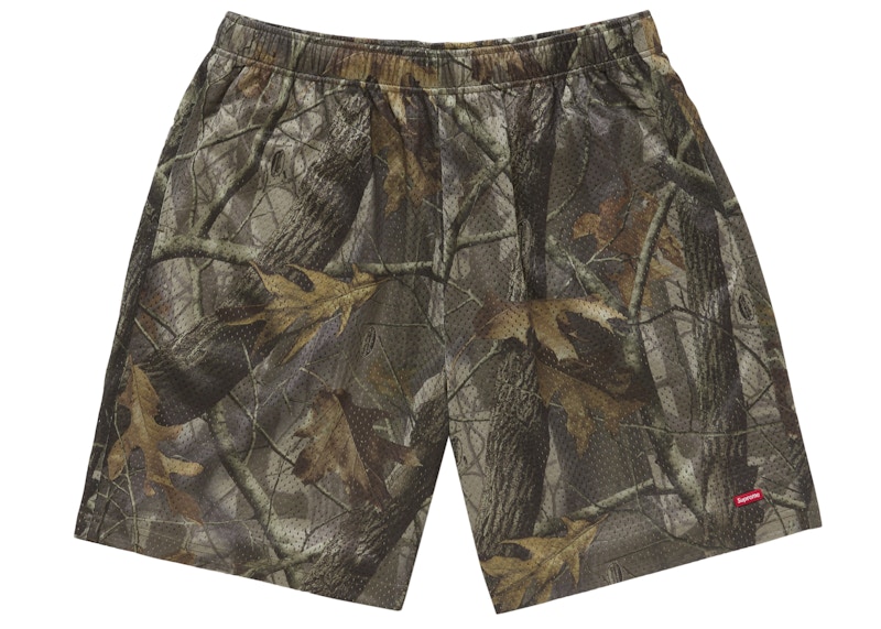 Supreme Small Box Baggy Mesh Short (SS25) Realtree Hardwoods Camo