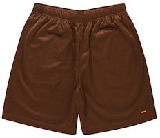 Supreme Small Box Baggy Mesh Short Brown Supreme Small Box Baggy Mesh Short Brown