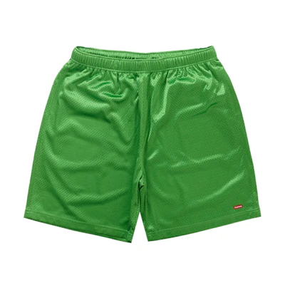 Supreme Small Box Baggy Mesh Short Green
