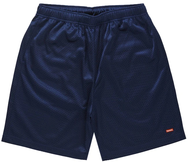 supreme-small-box-baggy-mesh-short-navy