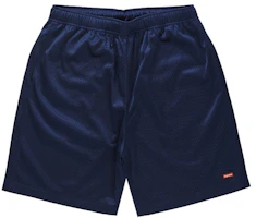 Supreme Small Box Baggy Mesh Short Navy Supreme Small Box Baggy Mesh Short Navy