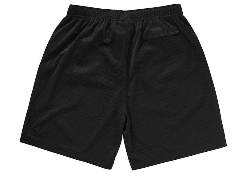 Order 슈프림 스몰 박스 배기 메쉬 반바지 SS24 블랙