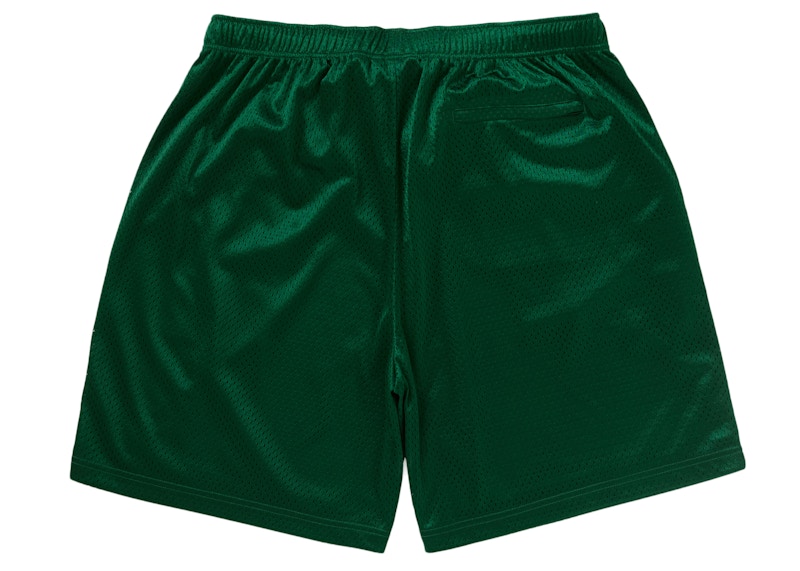 Order Supreme Celana Pendek Baggy Mesh Kotak Kecil SS24 Hijau