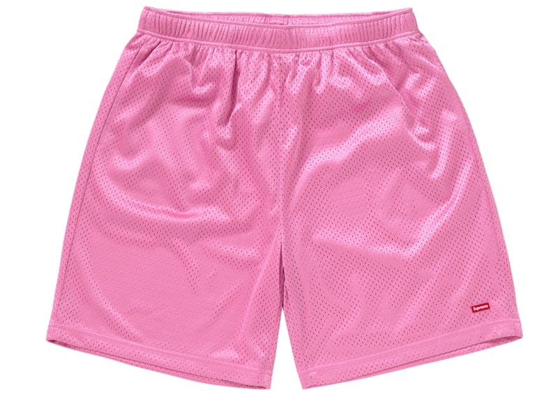Supreme Small Box Baggy Mesh Short SS24 Pink