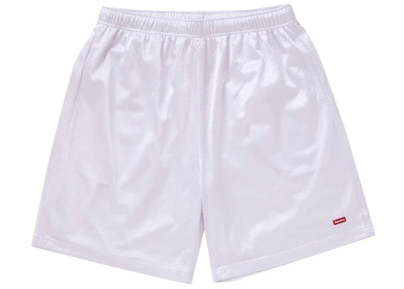 Supreme Small Box Baggy Mesh Short SS24 White