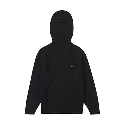 Supreme Small Box Balaclava/Turtleneck Sweater Black