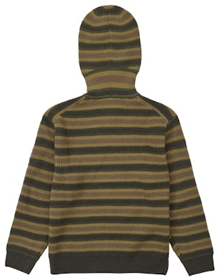 Supreme Small Box Balaclava/Turtleneck Sweater Olive Stripe Order Supreme Small Box Balaclava/Turtleneck Sweater Olive Stripe