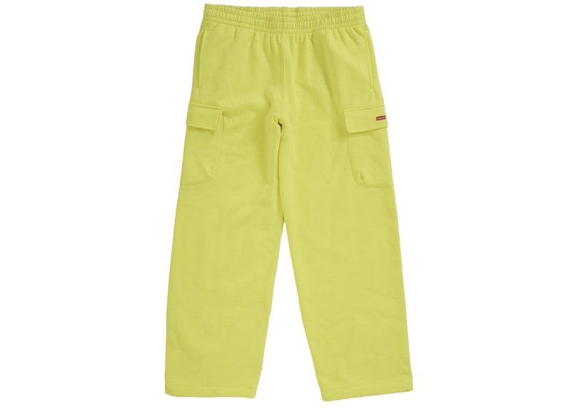 Supreme Small Box Cargo Sweatpant (FW25) Bright Yellow