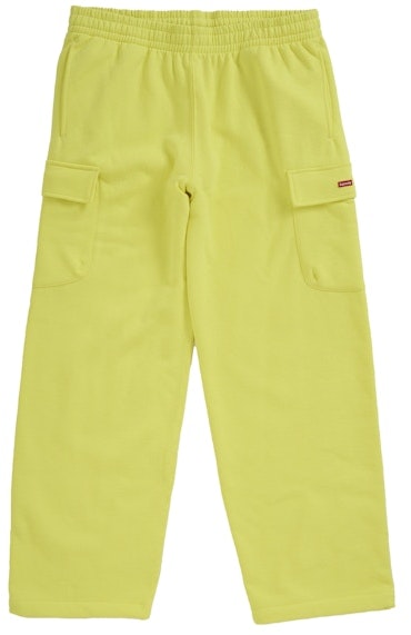 supreme-small-box-cargo-sweatpant-fw-25-bright-yellow