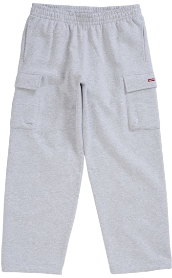 supreme-small-box-cargo-sweatpant-fw-25-heather-grey
