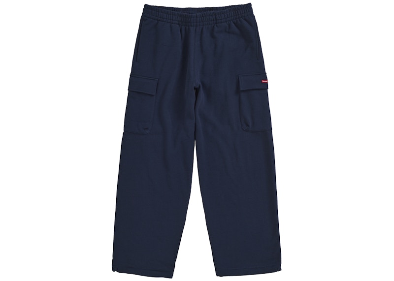 Supreme Small Box Cargo Sweatpant (FW25) Navy