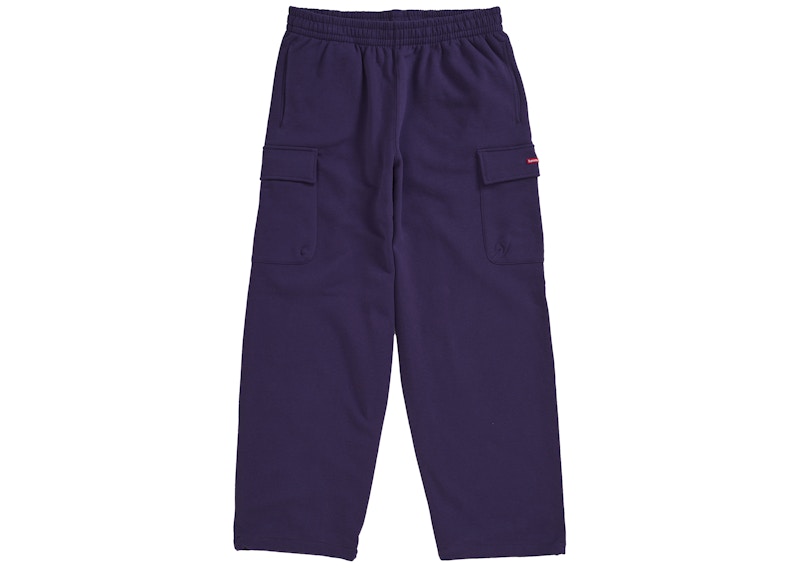 Supreme Small Box Cargo Sweatpant (FW25) Purple