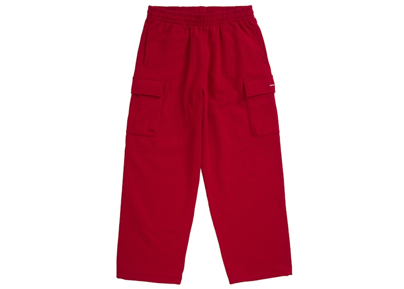 Supreme Small Box Cargo Sweatpant (FW25) Red