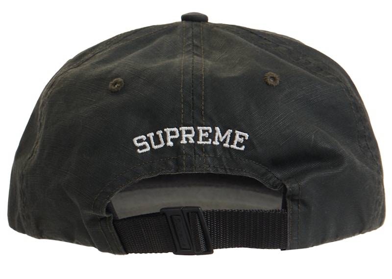 Order Supreme 小盒涂层亚麻6片帽 '黑色'