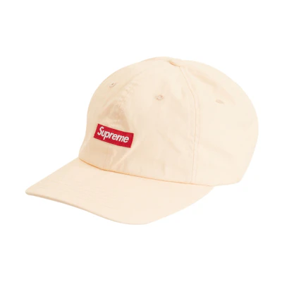 Supreme Small Box Coated Linen 6-Panel 'Natural'