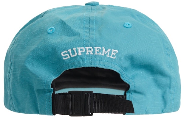 Supreme Small Box Linen Bersalut 6-Panel 'Teal' Order Supreme Small Box Linen Bersalut 6-Panel 'Teal'