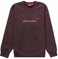 Supreme Small Box Crewneck (Berlin Shop Exclusive) Dark Brown Supreme Small Box Crewneck (Berlin Shop Exclusive) Dark Brown