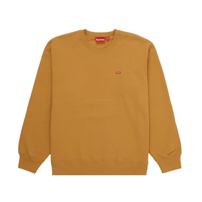 Supreme Small Box Crewneck (FW21) Light Mustard