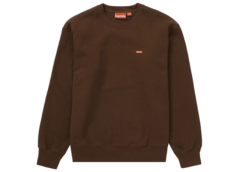 Buy Supreme Box Logo Crewneck (FW22) Brown - Novelship