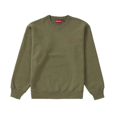 Supreme Small Box Crewneck (FW22) Light Olive