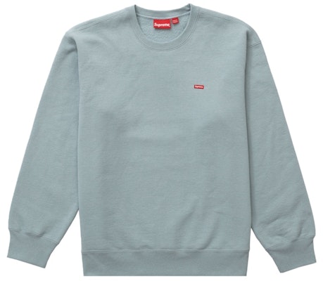 Supreme Small Box Crewneck (FW22) Azul Grís Claro Buy Supreme Small Box Crewneck (FW22) Azul Grís Claro