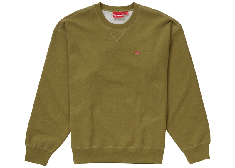 Supreme Small Box Crewneck (FW23) Heather Olive