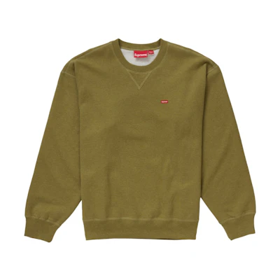 Supreme Small Box Crewneck (FW23) Heather Olive